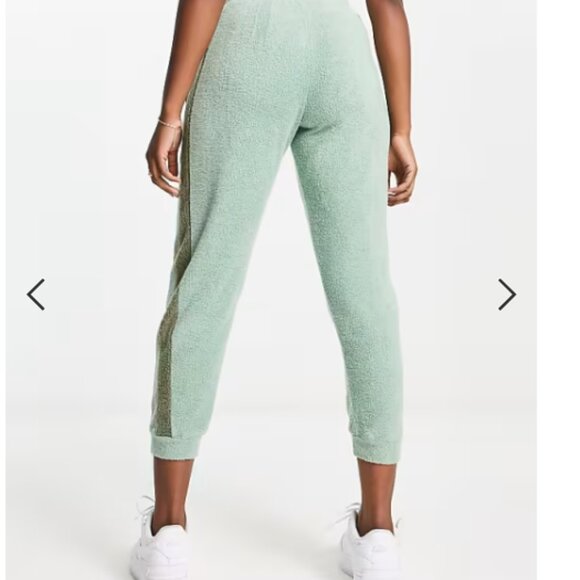 NEW Free People Women's Blue Monday Fleece Jogger Pants Valley Girl Green 128J - Picture 6 of 12